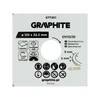 Graphite Deimantinis pjovimo diskas, 125 x 22,2 mm, šlapiam pjovimui