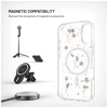 Dėklas Fixed „MagBloom“ | Galinis dangtelis | „Apple“ | „iPhone 17“ | TPU | Rausvai slyvų spalvos