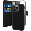 Dirbtinės odos piniginė - dėklas PURO skirtas iPhone 13 Pro, juodas / IPC13P61BOOKC3BLK / 2830311