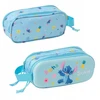 Dėklas su 2 skyriais Safta Stitch 3d – mokyklinis, universalus