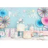 PartyDeco Popierinės dekoracijos-vėduoklės Vienaragis, 1 pak/3 vnt