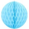 Party Deco Korėtas apvalus papuošimas 10cm 1 vnt melsvas