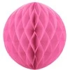 Party Deco Korėtas apvalus papuošimas 40cm 1 vnt tamsiai oranžinis