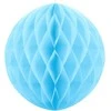 Party Deco Korėtas apvalus papuošimas 40cm 1 vnt melsvas