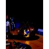 Dekoras su LED Moliūgas su lapais Luxform 3xAAA/bat.nėra komp. bronzos spalvos