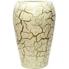 Dekoratyvi vaza D24cm H36.5cm keraminė/balta