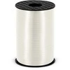 Party Deco PartyDeco Plastikinė juostelė, balta, 5 mm/225 m, 1 vnt