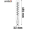 Avide LED lemputė 4.5W E27 T8 Soft Filament