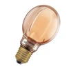 Dekoratyvinė LED lemputė OSRAM O-FILAMENT, G80, E27, 4W, 1800K, 110lm, dimeriuojama