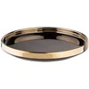 Home Styling Collection Dekoratyvinė lėkštė MARBLE, juodos sp., ø28 cm