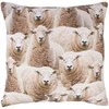 Fotelis Home4You Dekoratyvinė pagalvėlė HOLLY 45x45cm, avių raštas