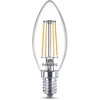 Dekoratyvinė šviesos diodų lemputė PHILIPS, B35, 4 W, E14, 470 lm, 2700K, atitinka 40 W