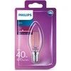 Dekoratyvinė šviesos diodų lemputė PHILIPS, B35, 4 W, E14, 470 lm, 2700K, atitinka 40 W