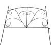 Dekoratyvinė tvorelė L41cm H41cm metalinis/juodas