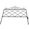 Dekoratyvinė tvorelė L46.2cm H42.5cm metalinis/juodas