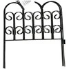 Dekoratyvinė tvorelė L50cm H41cm metalinis/juodas