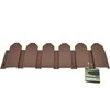 Dekoratyvinė tvorelė L60cm H23.5cm t.rudas/plastikinė