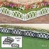 Dekoratyvinė tvorelė L60cm H32.5cm balta/plastikinė