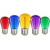 Dekoratyvinės LED lemputės AVIDE, E27, 0,6W, 220-240V, 50 lm 300°, 5 vnt