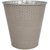 Dekoratyvinis gėlių vazonas Ø13cm H13.5cm metalinis