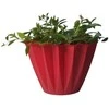 Dekoratyvinis gėlių vazonas Ø14cm H14cm raudonas