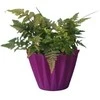 Dekoratyvinis gėlių vazonas Ø14cm H14cm violetinis