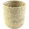 Dekoratyvinis gėlių vazonas Ø16cm H16cm džiutnis