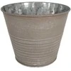Dekoratyvinis gėlių vazonas Ø17cm H13.5cm metalinis
