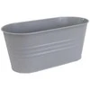 Dekoratyvinis gėlių vazonas 28x13x12cm metalinis