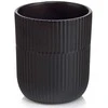 Dekoratyvinis gėlių vazonas Barcelona Ø13cm H15cm keraminis/juodas