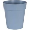 Dekoratyvinis gėlių vazonas Classic high Ø20.5cm H20.2cm plast./š.mėlynas