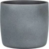 Dekoratyvinis gėlių vazonas Dark Stone Ø13cm H11.7cm keraminis/pilkas
