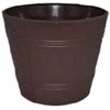 FORM PLASTIC Dekoratyvinis gėlių vazonas Elba D30cm/H25.5cm tamsiai rudas