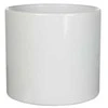 Dekoratyvinis gėlių vazonas Era Ø12cm H10cm keraminis/baltas