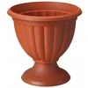 Dekoratyvinis gėlių vazonas Grace D23cm H23cm plastikinis/rudas
