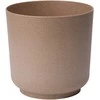 FORM PLASTIC Dekoratyvinis gėlių vazonas Satina Eco Ø17cm H16.8cm plastikinis/rudas