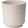 FORM PLASTIC Dekoratyvinis gėlių vazonas Satina Eco Ø17cm H16.8cm plastik./švies.rudas