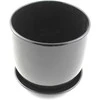 Dekoratyvinis gėlių vazonas su padėklu D20cm H18cm keram./antracito sp.