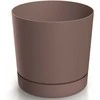 Dekoratyvinis gėlių vazonas Tubo P Ø10.8cm H10.9cm plastikinis/Marsala