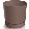 Dekoratyvinis gėlių vazonas Tubo P Ø12.8cm H12.8cm plastikinis/Marsala