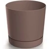Dekoratyvinis gėlių vazonas Tubo P Ø14.8cm H14.7cm plastikinis/Marsala