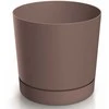 Dekoratyvinis gėlių vazonas Tubo P Ø17.8cm H17.5cm plastikinis/Marsala