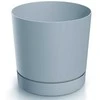 Prosperplast Dekoratyvinis gėlių vazonas Tubo P Ø17.8cm H17.5cm plastikinis/š.pilkas