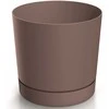 Dekoratyvinis gėlių vazonas Tubo P Ø19.9cm H19.6cm plastikinis/Marsala