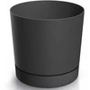 Prosperplast Dekoratyvinis gėlių vazonas Tubo P Ø19.9cm H19.6cm plast./antracito sp.