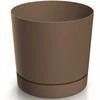 Dekoratyvinis gėlių vazonas Tubo P Ø23.9cm H23.1cm plastikinis/rudas