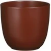 Dekoratyvinis gėlių vazonas Tusca Ø17cm H16cm keraminis/t. rudas