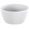 Prosperplast Dekoratyvinis lėkštas gėlių vazonas Splofy D23.6cm H12.3cm plastikinis/baltas