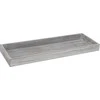 Home Styling Collection Dekoratyvinis medinis padėklas WOOD, pilkos sp., 40 x 14 x 3,2 cm