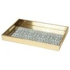 Dekoratyvinis stiklinis padėklas ORIENTAL, 40 x 25 x 4,5 cm